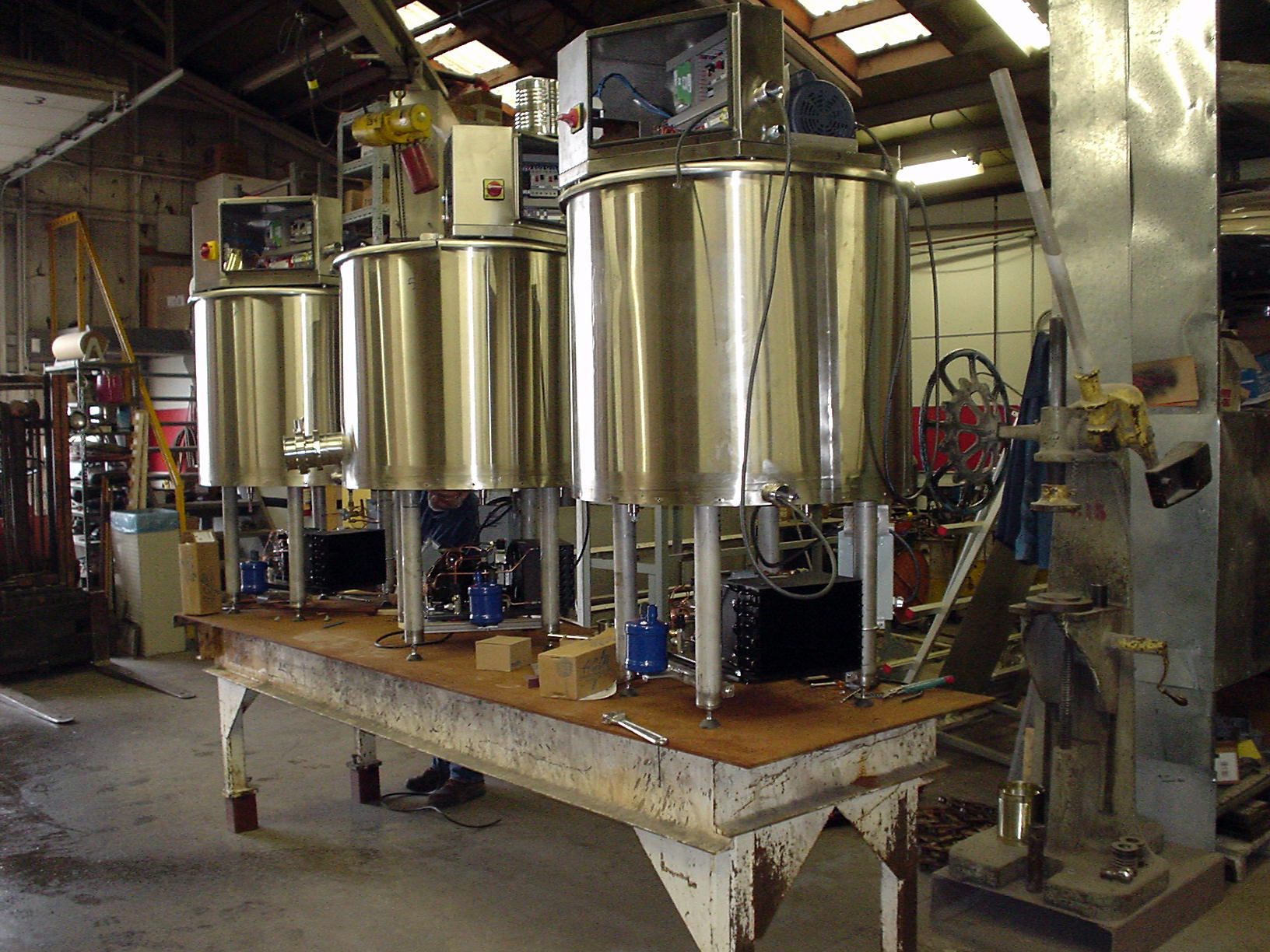 equipments used in food industry